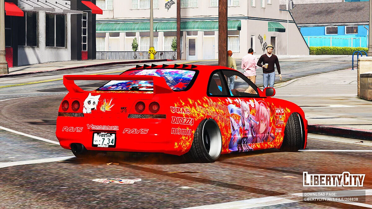 Nissan Skyline GT-R R33 Itasha Momiji Inubashiri / GTA 5