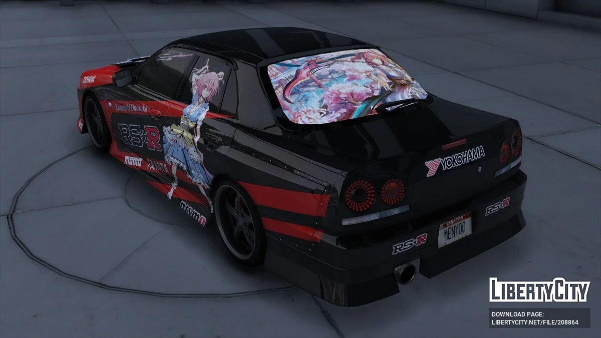 Nissan Skyline GT-R R34 Itasha Komachi Onozuka / GTA 5