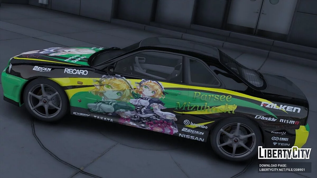 Nissan Skyline GT-R R34 Itasha Parsee Mizuhashi / GTA 5
