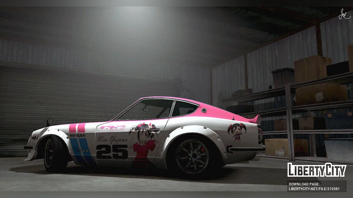 1969 Nissan Fairlady Z (S30) Itasha BRE-Inspired Nico Yazawa (Love Live!) / GTA 5