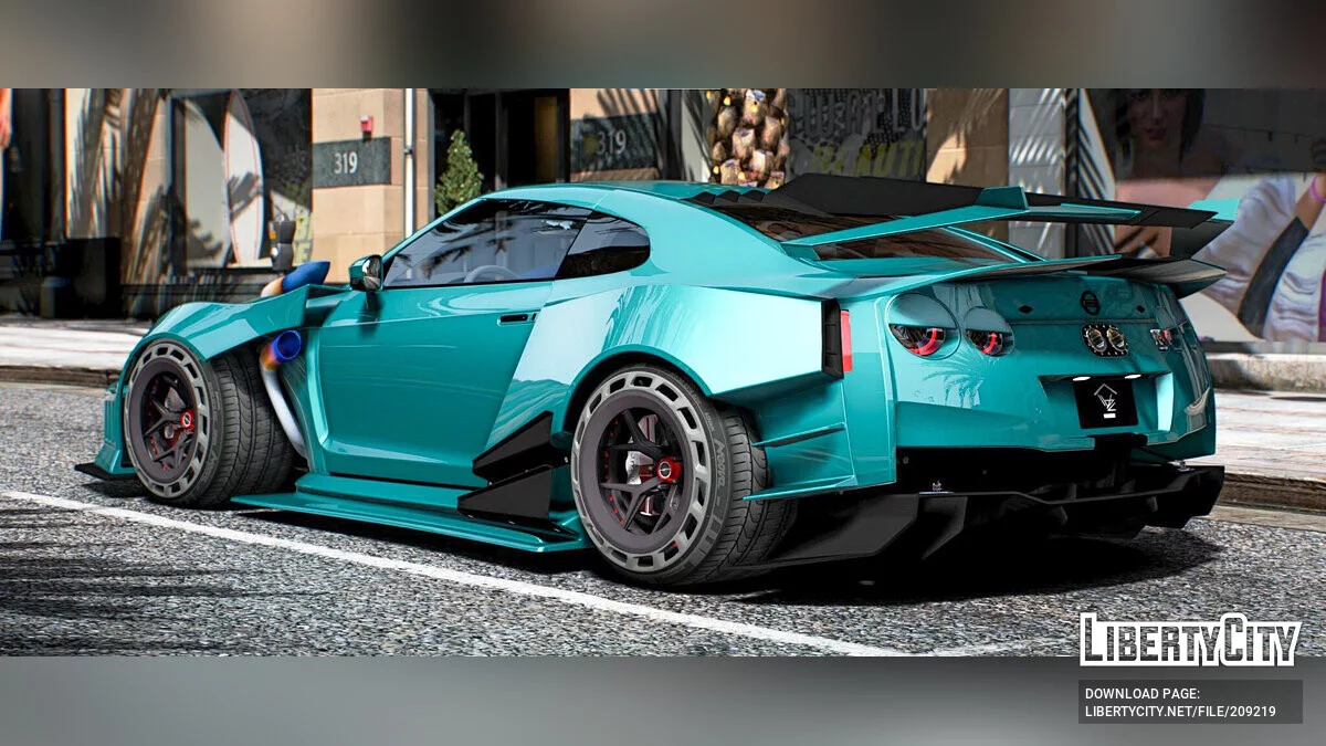 Nisan GTR R35 Legendary Custom From NFS Unbound / GTA 5
