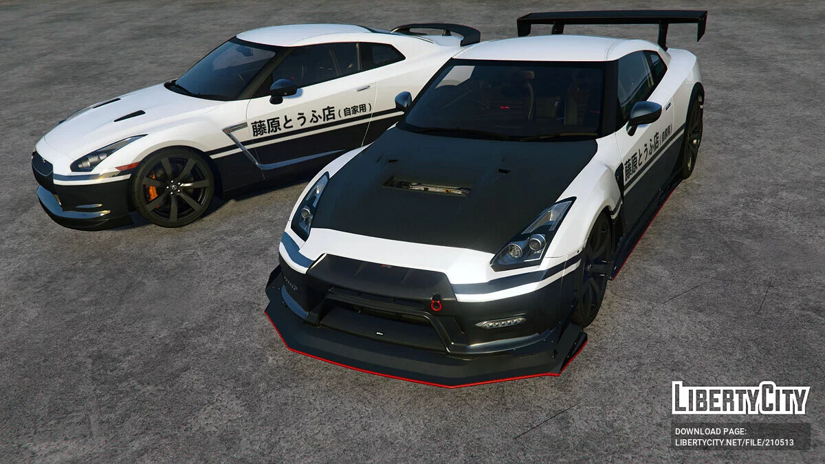 Nissan GTR (R35) 藤原とうふ店 (自家用) / GTA 5