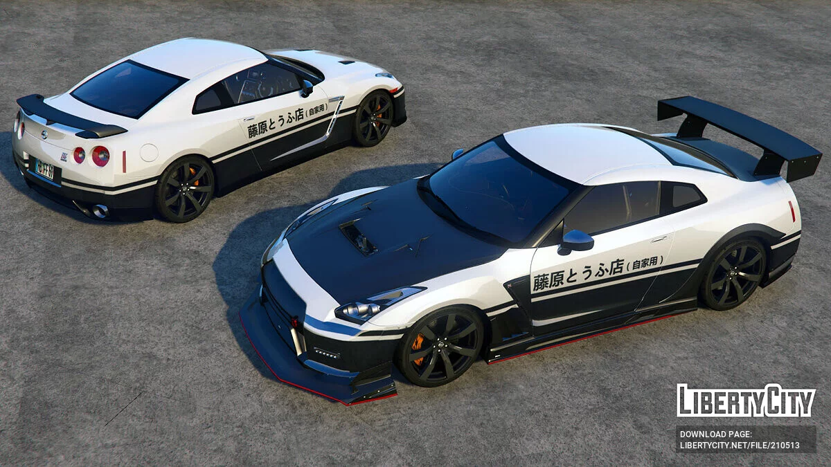 Nissan GTR (R35) 藤原とうふ店 (自家用) / GTA 5