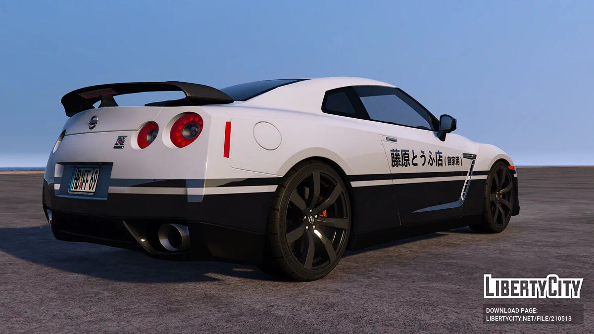 Nissan GTR (R35) 藤原とうふ店 (自家用) / GTA 5