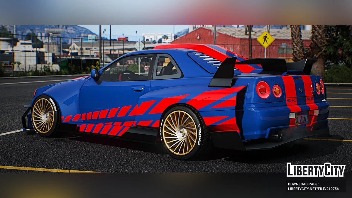 Nissan Skyline WideBody Custom / GTA 5