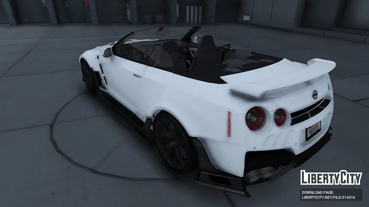 Nissan GTR-R35 Kream Roadster / GTA 5