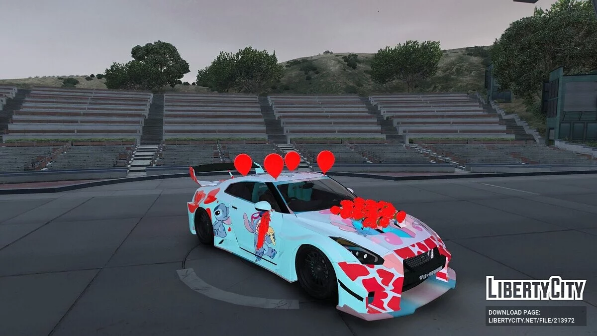 Nissan GTR R35 Stitch / GTA 5