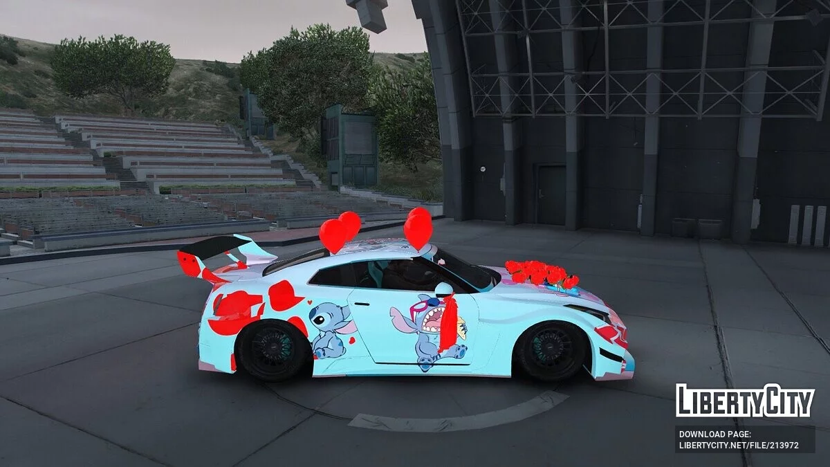 Nissan GTR R35 Stitch / GTA 5