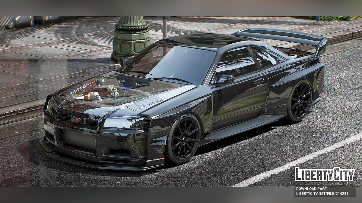 Nissan R34 Skyline LEO / GTA 5