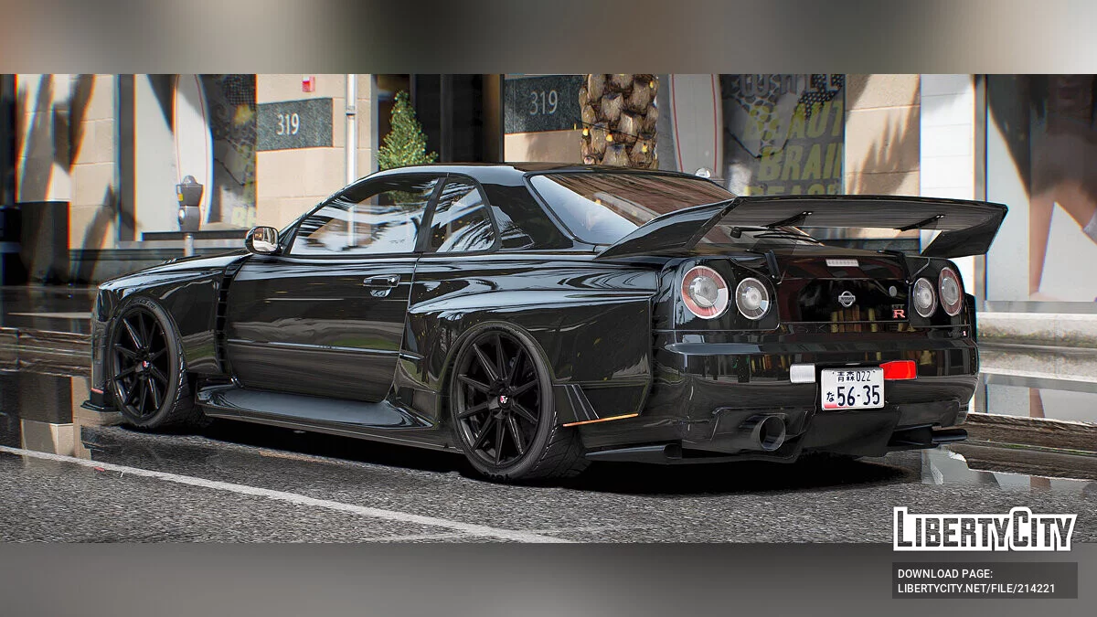 Nissan R34 Skyline LEO / GTA 5