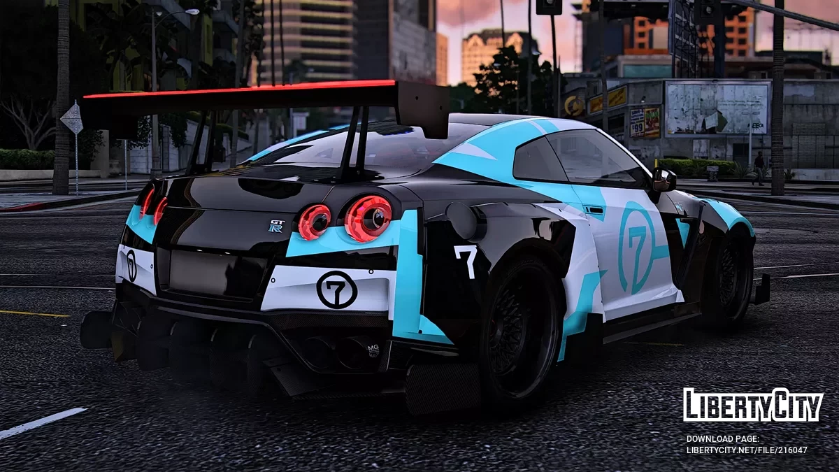 Nissan GT-R R35 Custom Budda Se7en / GTA 5