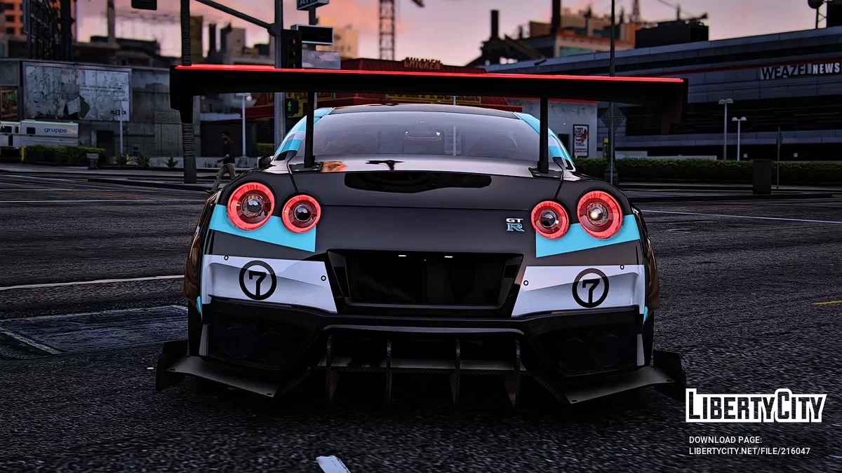 Nissan GT-R R35 Custom Budda Se7en / GTA 5
