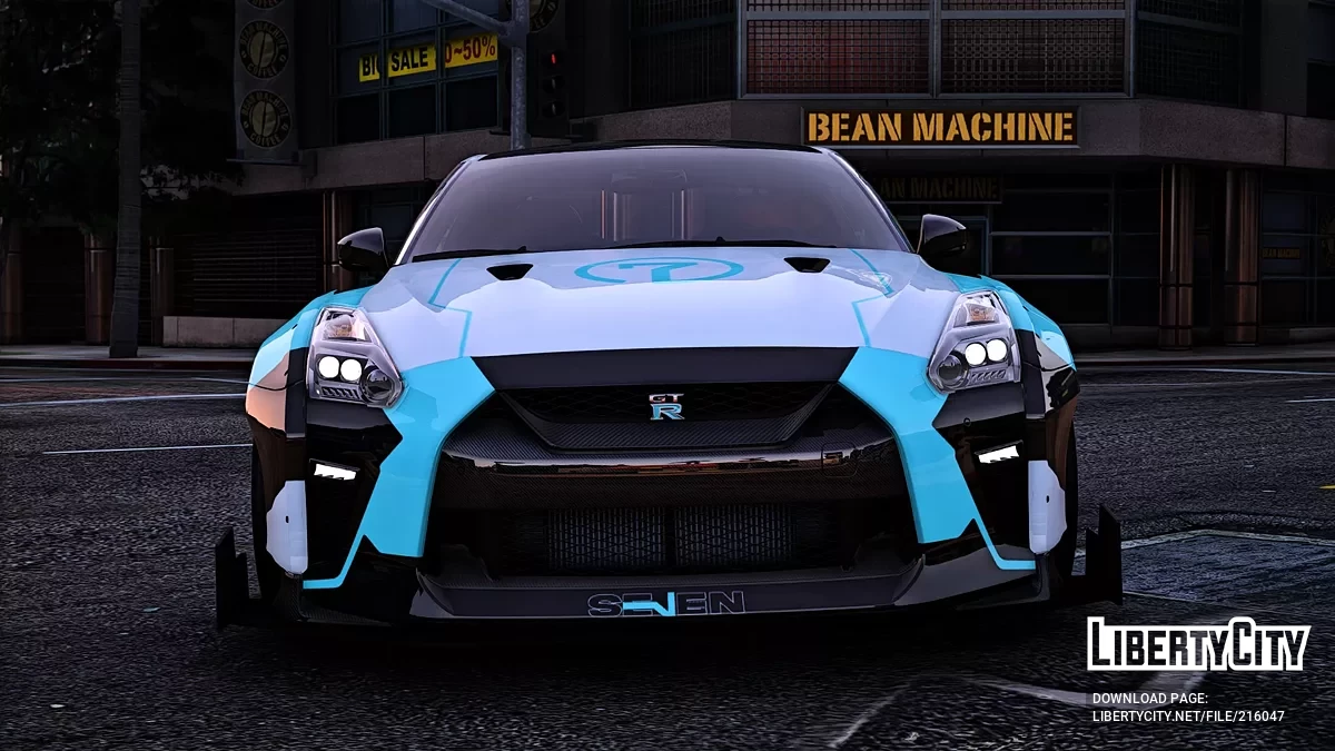 Nissan GT-R R35 Custom Budda Se7en / GTA 5
