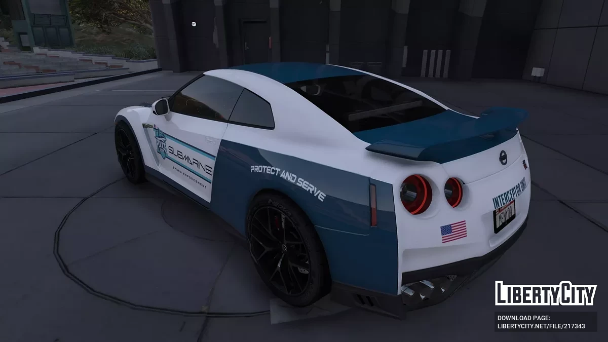 Nissan GTR Submarine Police / GTA 5