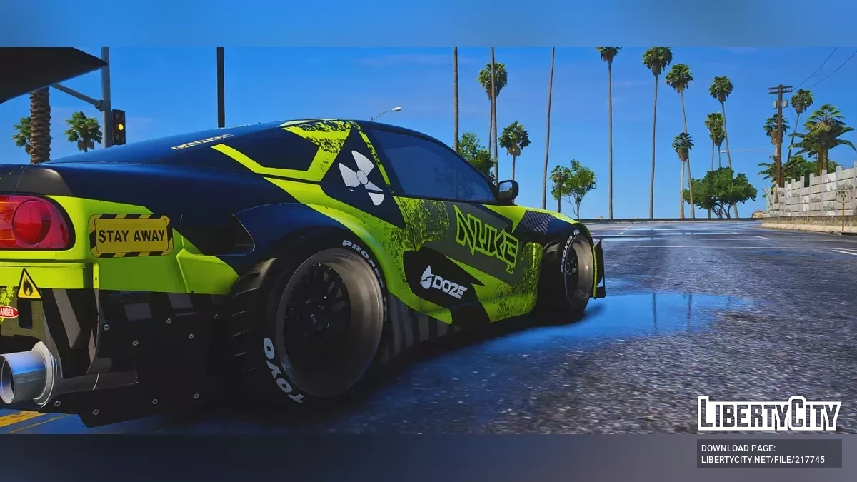 Nissan S13 240sx THE NUKE Edition / GTA 5
