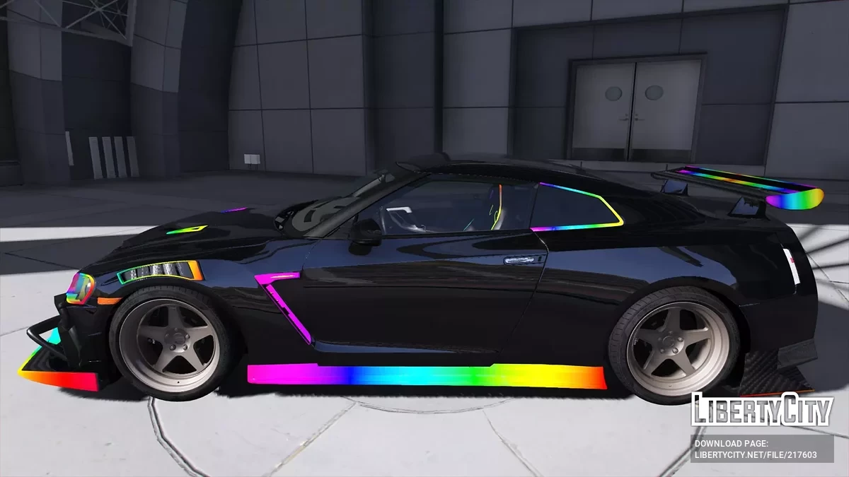 Nissan Skyline R36 Rainbow Light Edition / GTA 5