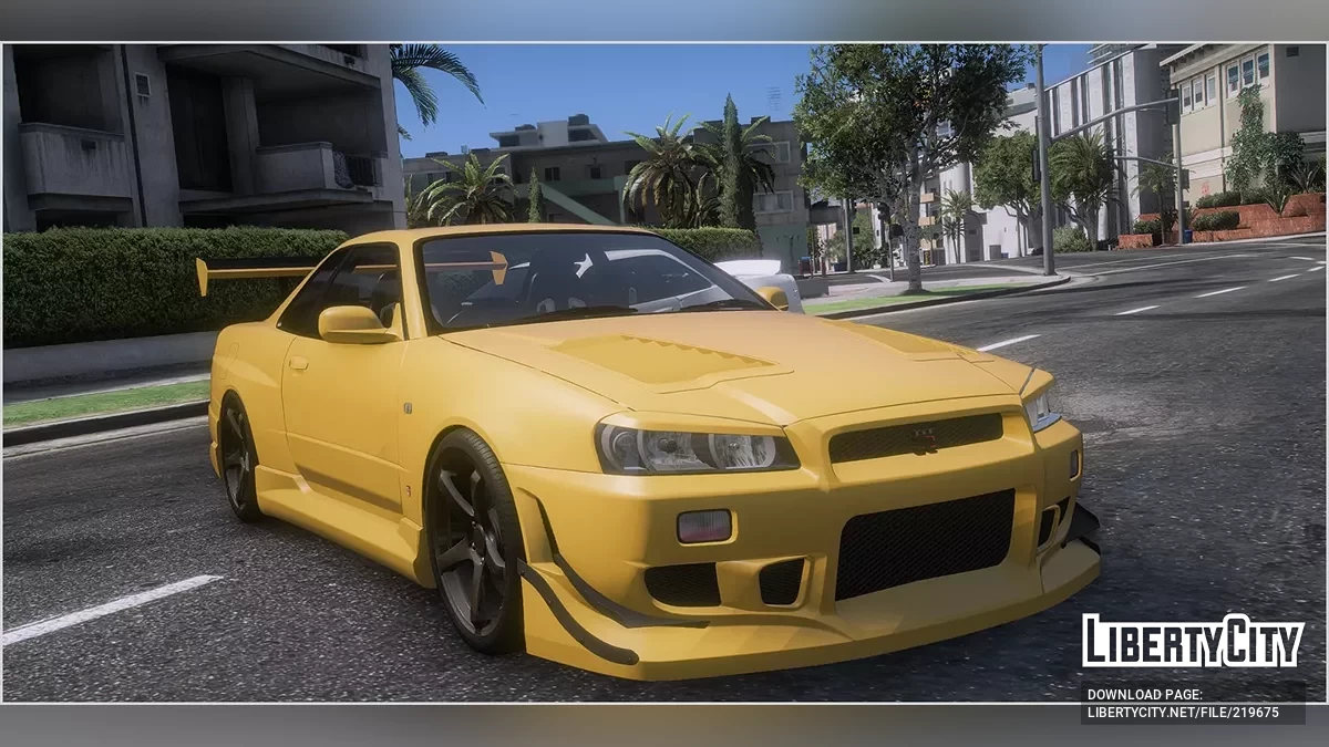 Nissan Skyline GT-R R34 2002 v1.0 / GTA 5