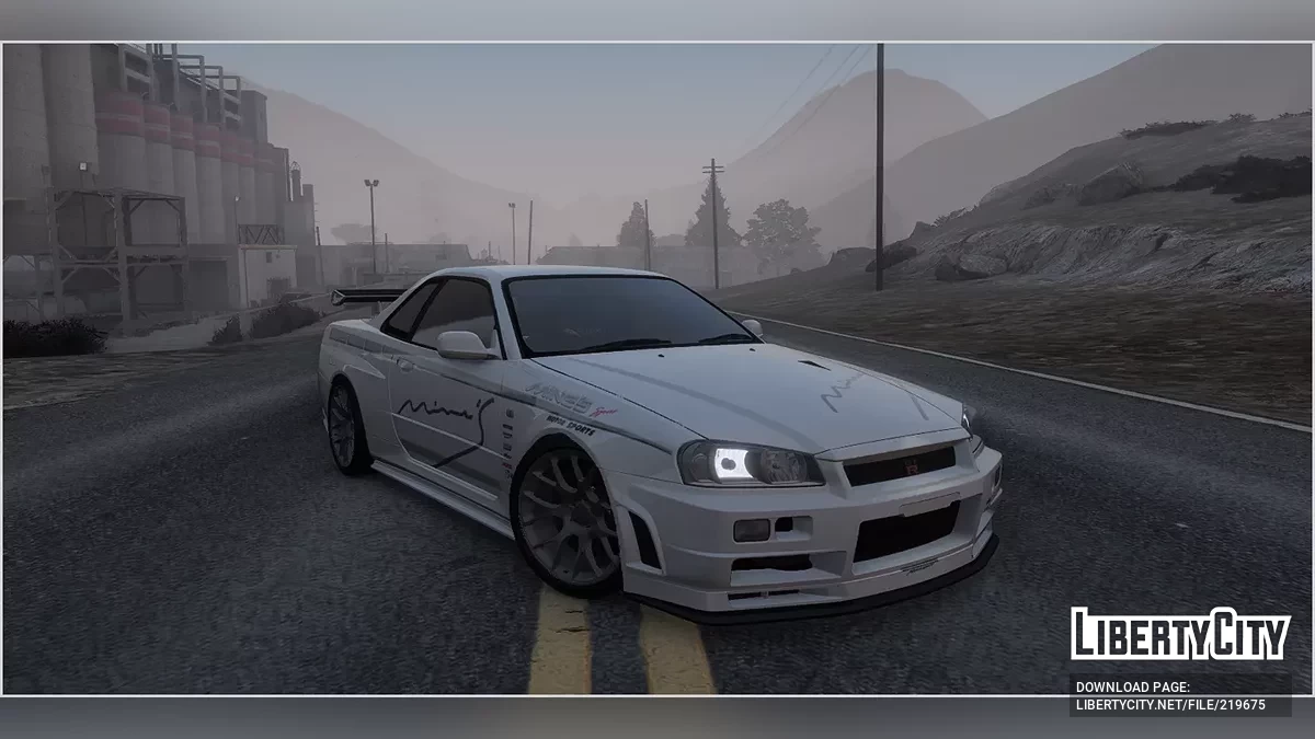 Nissan Skyline GT-R R34 2002 v1.0 / GTA 5