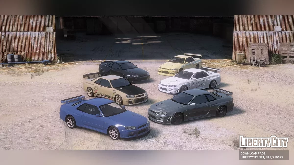 Nissan Skyline GT-R R34 2002 v1.0 / GTA 5