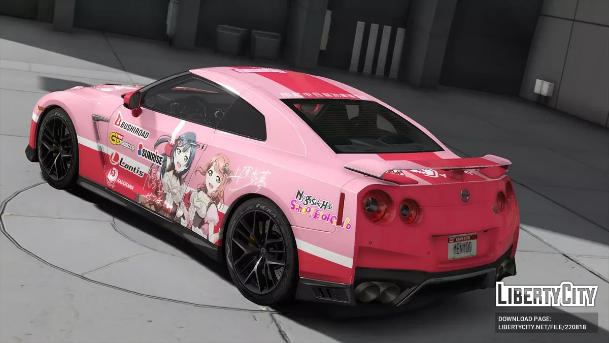2017 Nissan GTR Ayumu X Setsuna Love Live Nijigasaki School Idol / GTA 5