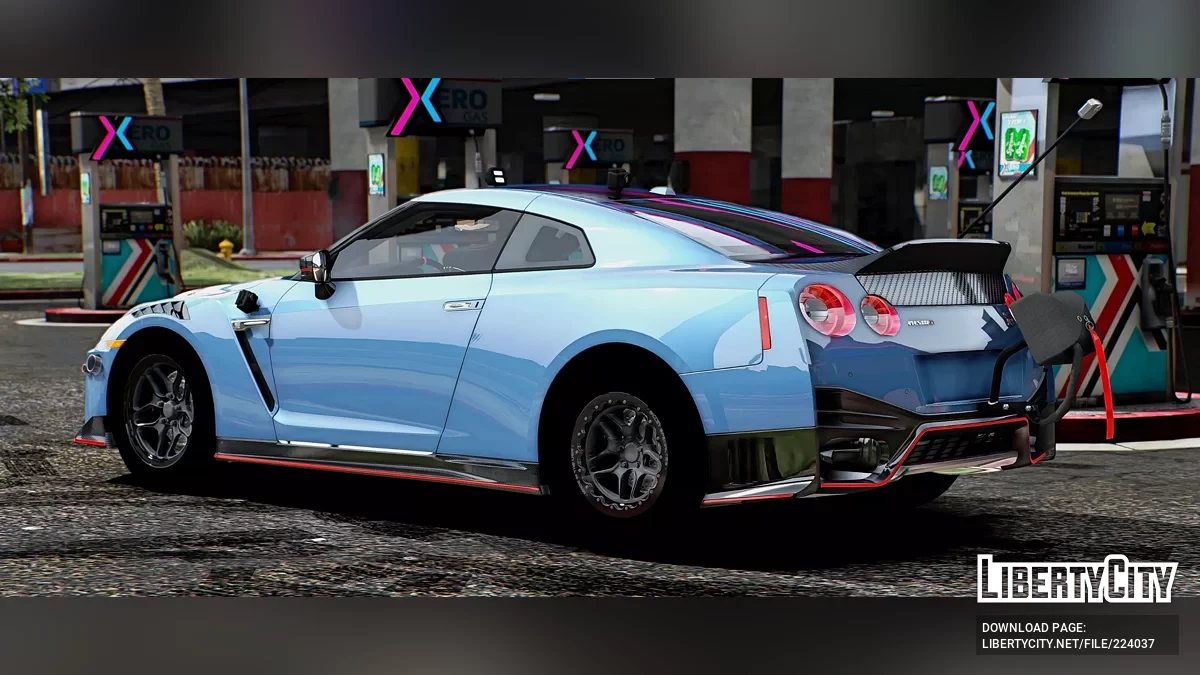 Nissan GTR R35 Nismo Turbo Charged Drag Customs / GTA 5