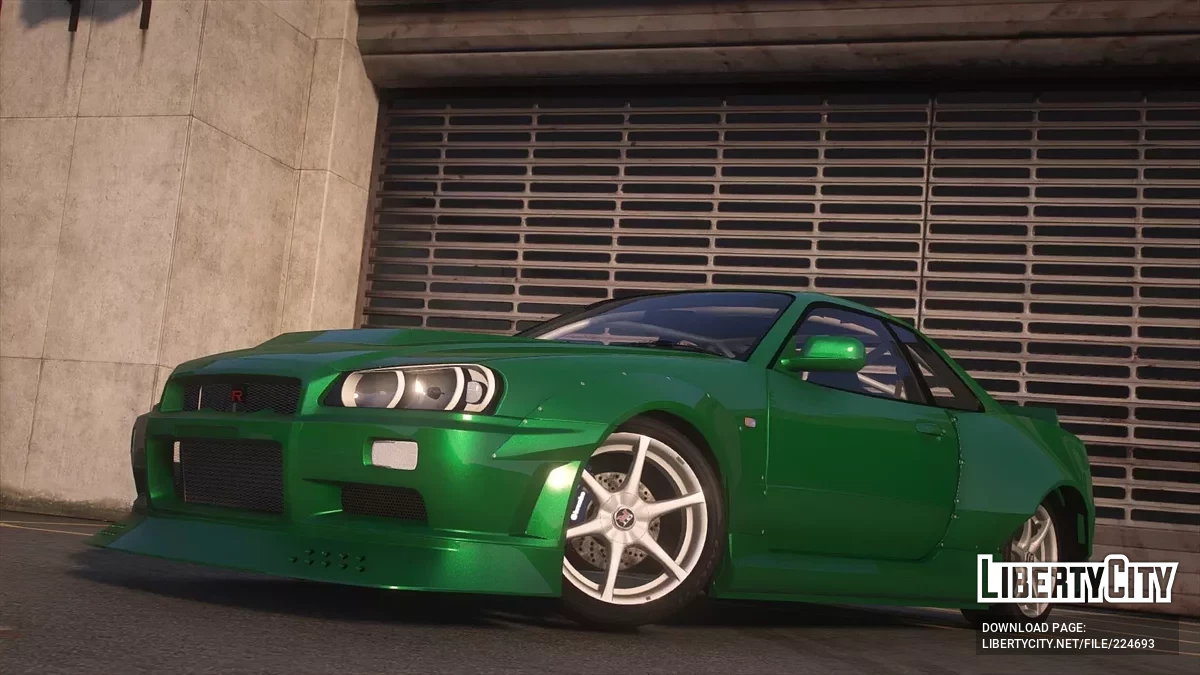 2002 Nissan Skyline R34 [ Дополнение / FiveM | 40+ Тюнинг | VehfuncsV | Звук | Шаблон | Дополнения] 1.0 / GTA 5