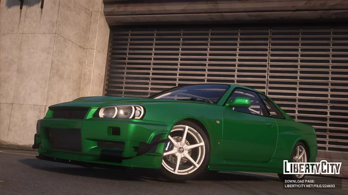 2002 Nissan Skyline R34 [ Дополнение / FiveM | 40+ Тюнинг | VehfuncsV | Звук | Шаблон | Дополнения] 1.0 / GTA 5