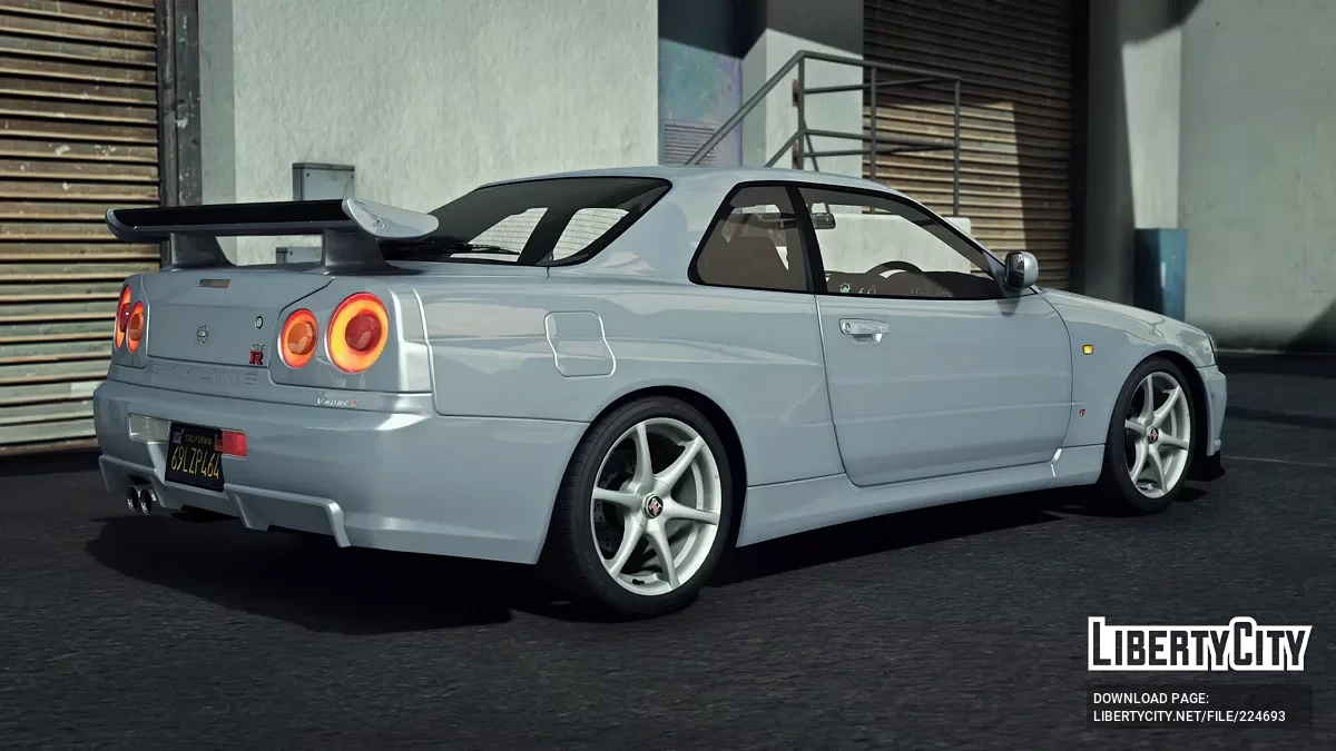 2002 Nissan Skyline R34 [ Дополнение / FiveM | 40+ Тюнинг | VehfuncsV | Звук | Шаблон | Дополнения] 1.0 / GTA 5