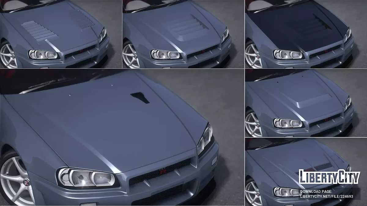 2002 Nissan Skyline R34 [ Дополнение / FiveM | 40+ Тюнинг | VehfuncsV | Звук | Шаблон | Дополнения] 1.0 / GTA 5