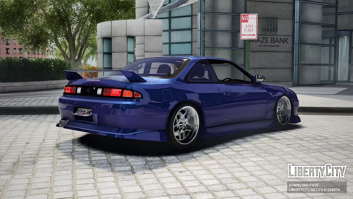Custom Nissan S14 Twin Turbo 4 Rotor / GTA 5