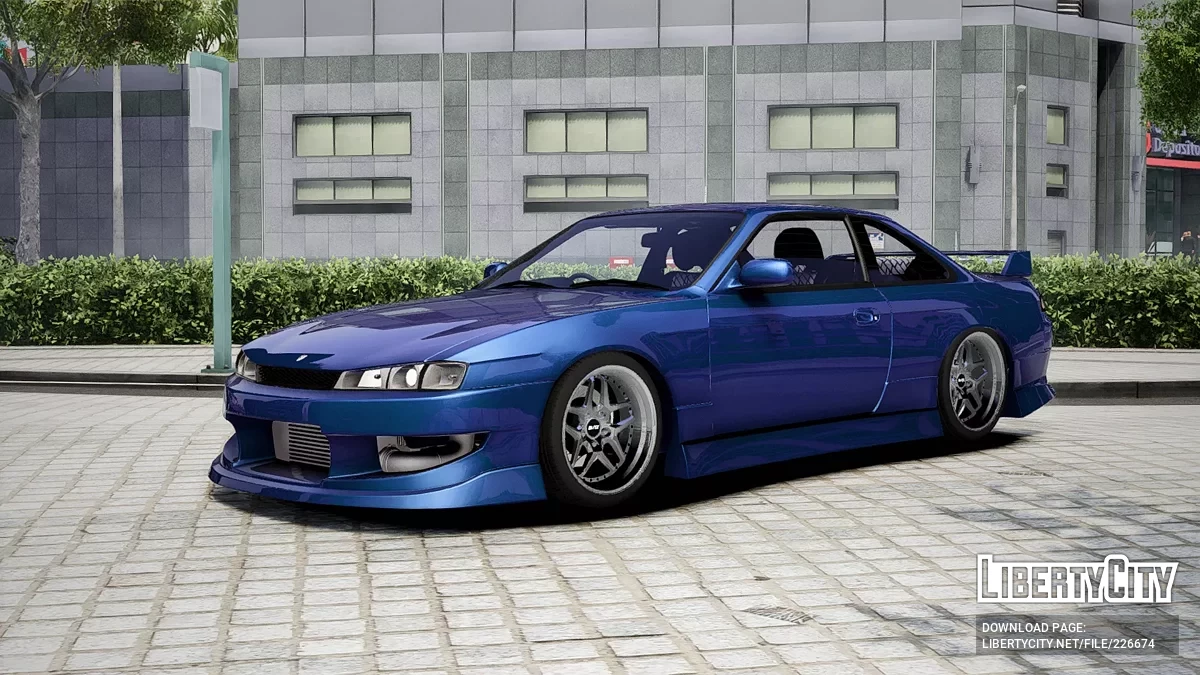 Custom Nissan S14 Twin Turbo 4 Rotor / GTA 5
