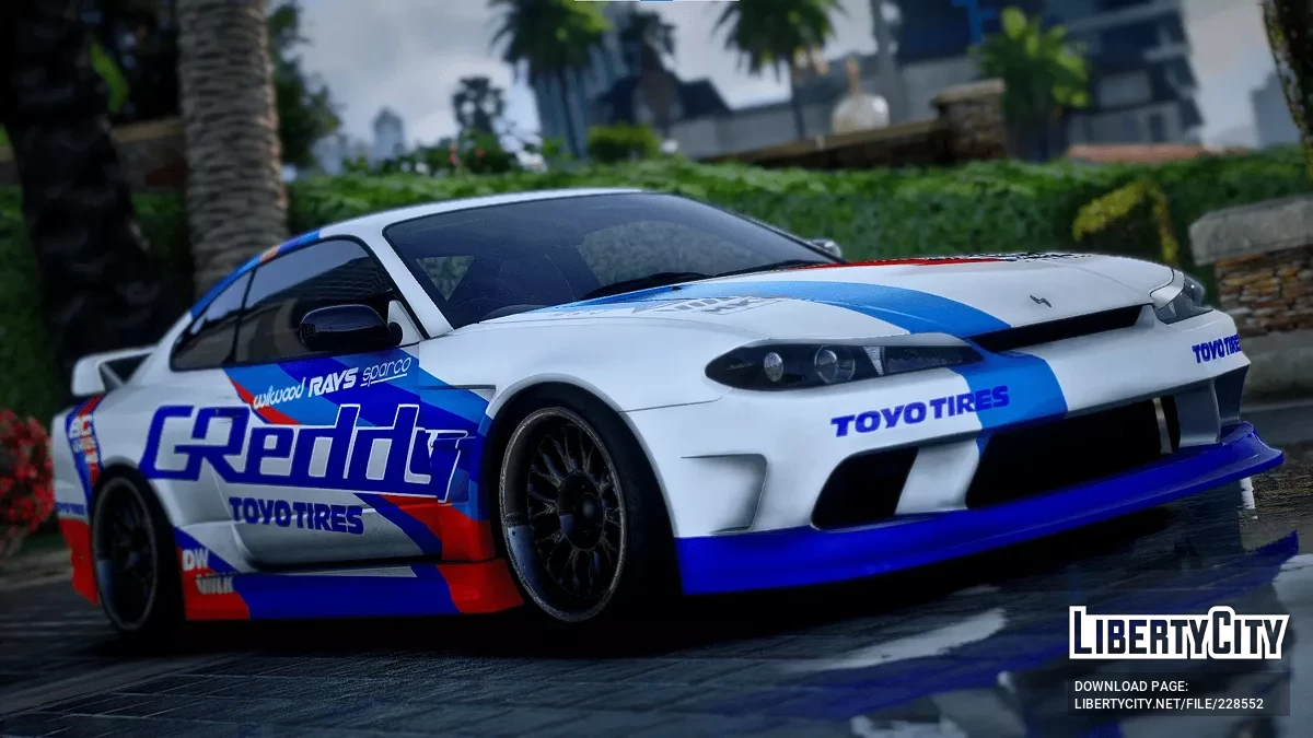 2002 Nissan Silvia S15 - Greddy Racing / GTA 5