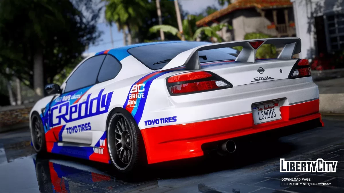 2002 Nissan Silvia S15 - Greddy Racing / GTA 5