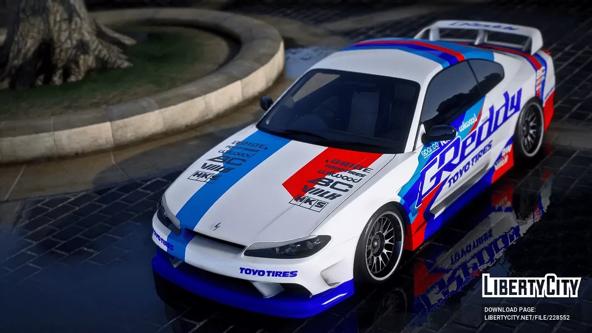 2002 Nissan Silvia S15 - Greddy Racing / GTA 5