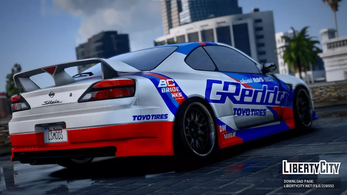2002 Nissan Silvia S15 - Greddy Racing / GTA 5