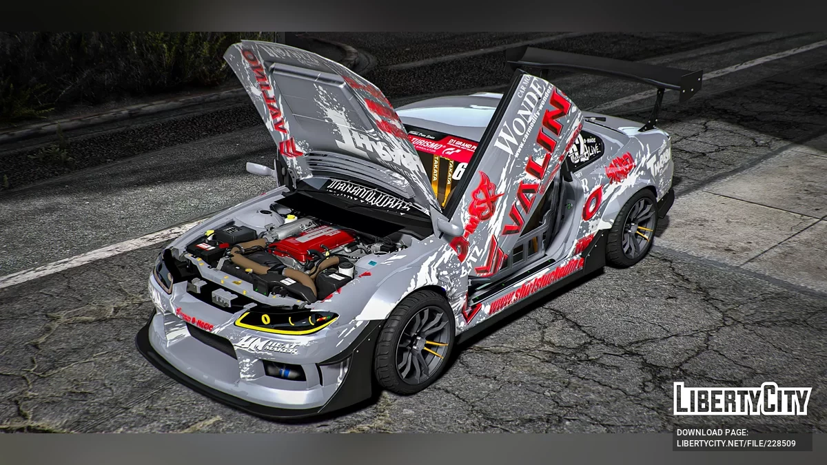 Drift Nissan Silvia S15 Pro Spec Hotwheels Custom / GTA 5