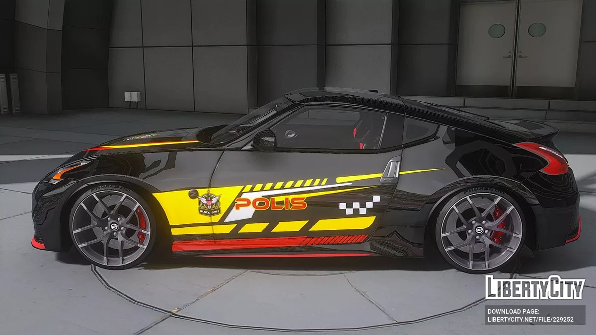 Nissan 370Z Polis Black Ops / GTA 5