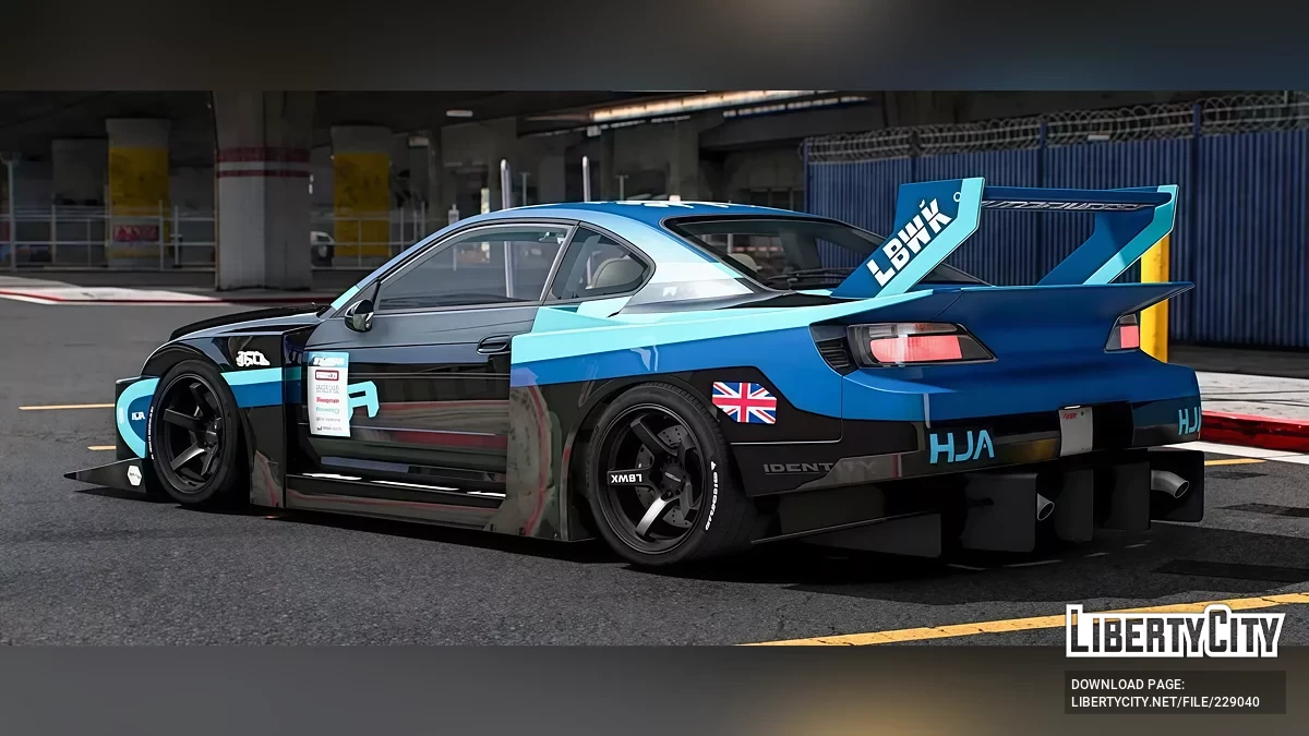 Nissan S15 LBWK Super Silhouette [7 liveries] / GTA 5