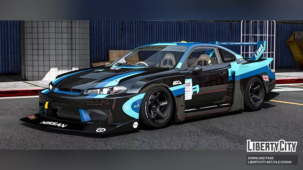 Nissan S15 LBWK Super Silhouette [7 liveries] / GTA 5