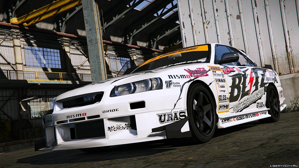 Nissan skyline er34 gta 5 фото 22