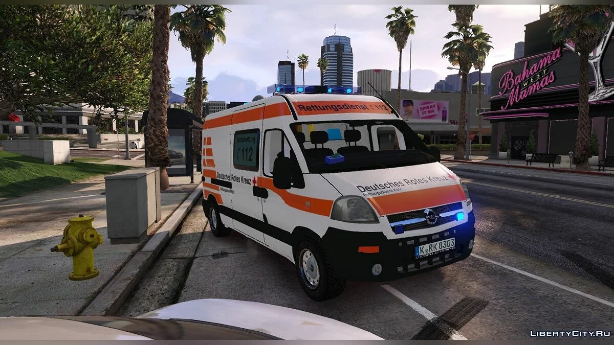 Opel Movano Deutsches Rotes Kreuz 2004 / GTA 5