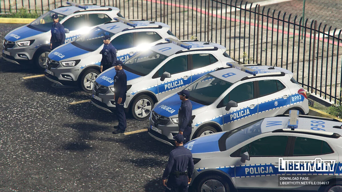 Opel Mokka X Polish Police v2.0 / GTA 5