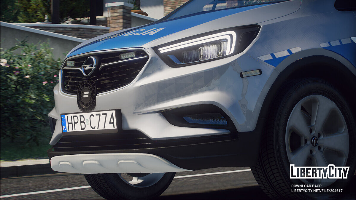 Скачать Opel Mokka X Polish Police v2.0 для GTA 5