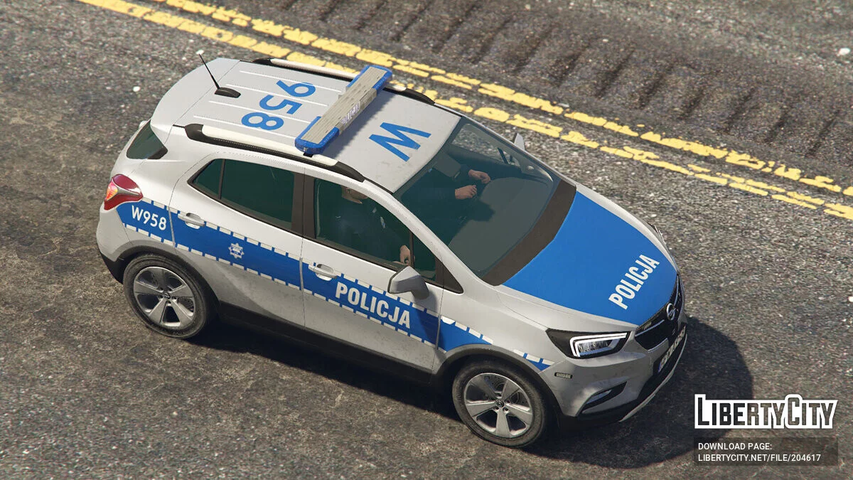 Opel Mokka X Polish Police v2.0 / GTA 5