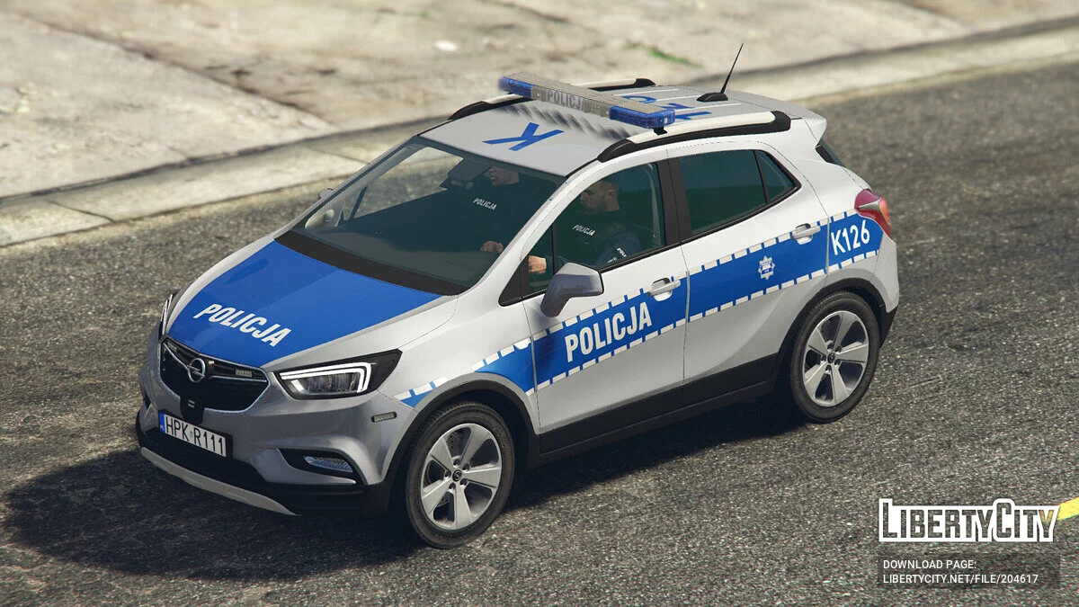 Opel Mokka X Polish Police v2.0 / GTA 5