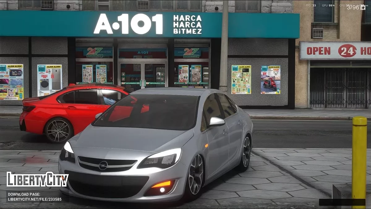 Opel Astra J Sedan / GTA 5