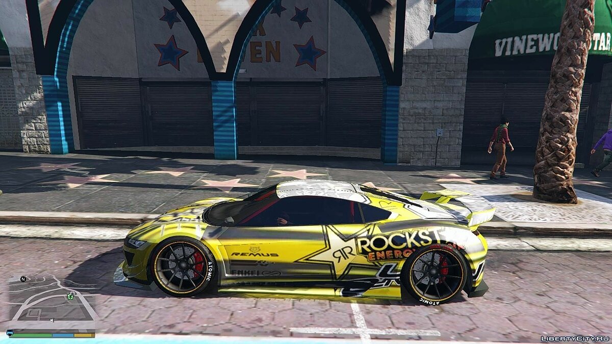 Скачать Dinka Jester Rockstar Energy Edition 1.5 для GTA 5