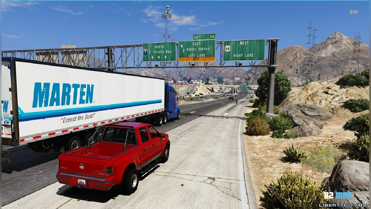 Sadler dually 0.5 with ford badges 0.5 / GTA 5