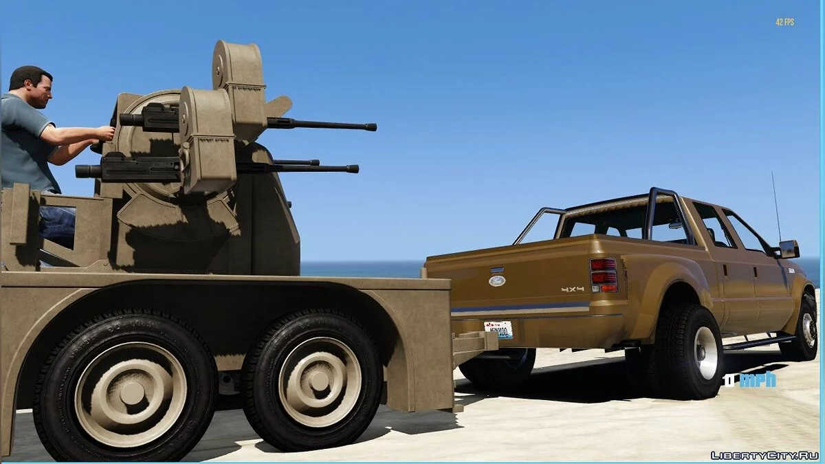Sadler dually 0.5 with ford badges 0.5 / GTA 5