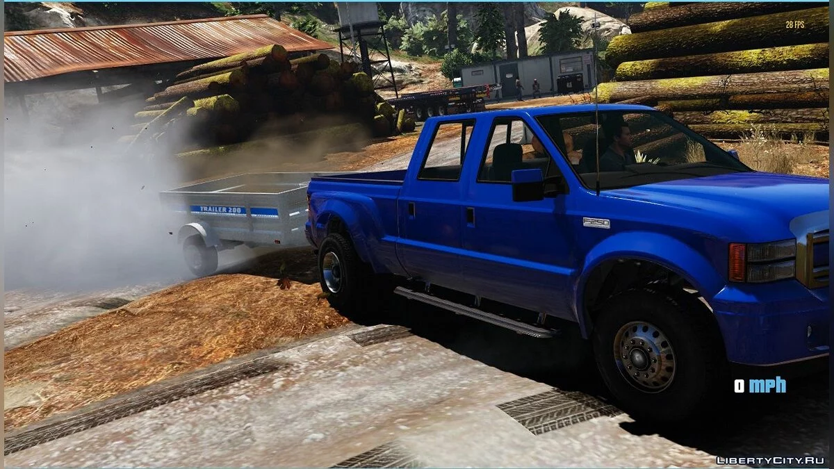 Sadler dually 0.5 with ford badges 0.5 / GTA 5